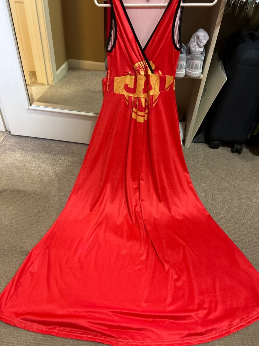 Beautiful Kansas City chiefs maxi dress